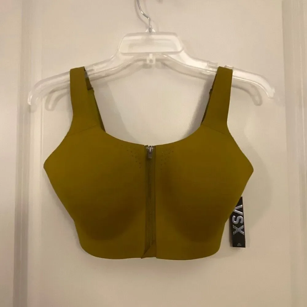Victoria’s Secret featherweight max front close sports bra size 34DD